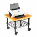 Under Desk Printer Stand with Wire Shelving