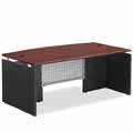 Seville Series Bow Front Desk Shell