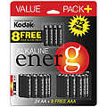 Kodak Energy Battery Value Pack -24  AA and   8 AA