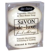 SaVON De-Luxe 2 Pk Almond/Oatmeal Bar Soap