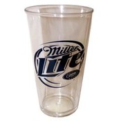 Miller Lite Plastic Pub Beer Glass