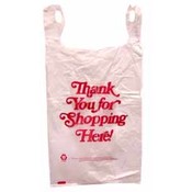 White Thank You Shopping Bags