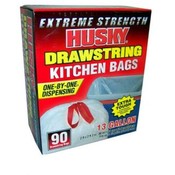 Husky Extreme Strength 13 Gallon Drawstring Kitche