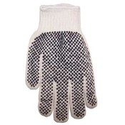 Men's Bulk String Knit PVC Dotted Small Gloves