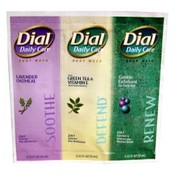 Dial 3 Pack Body Wash Sample Pouches