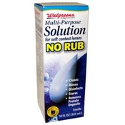 Walgreens No Rub Soft Lenses Multi-Purpose Solutio