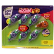 Liquid Paper DryLine Grip 7 Pack Correction Tape
