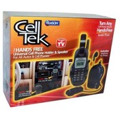 Cell Tek Hands Free Cell Phone Holder &amp; Speaker