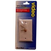 Channel Master White Wall Video Plate