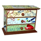 Office Essentials Three Drawer Desktop Cabinet