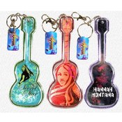 Hannah Montana Glitter Guitar Keychain