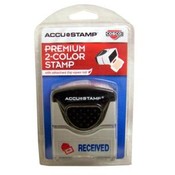 Cosco AccuStamp 2 Color Pre-Inked RECEIVED Stamp