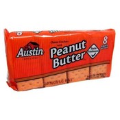 Austin 8 Pack Cheese Crackers W/Peanut Butter