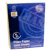 Norcom 1000 Sheet College Ruled Filler Paper