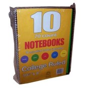 Norcom 10 Pack College Ruled Notebooks