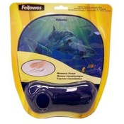 Fellowes Dolphins Memory Wrist Rest &amp; Mouse Pad