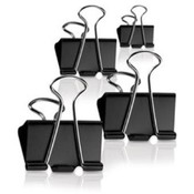 DPS Medium Binder Clips 1-1/4" Wide x 5/8"Capacity