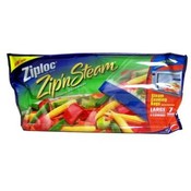 Ziploc 7 Count Large Zip 'N Steam Cooking Bags