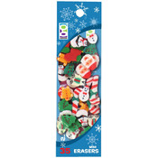 40 Ct. Christmas Mini-Erasers