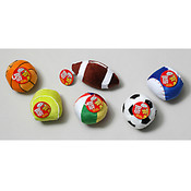 Dog Toy Sport Ball Plush 6 Style