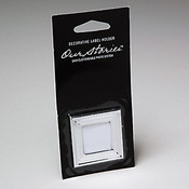 Silver Decorative Label Holder Square