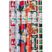 Christmas Gift Wrap 85 Sq. Ft.