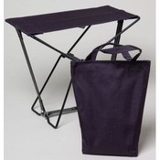Navy Blue Saddle Bag Chair With Carry Bag