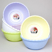 10.5 Inch Round Bowl With Scalloped Edge