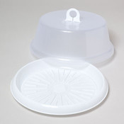 Cake Saver W/Lid &amp; Handle Clear Lid