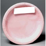 Paper Plate - Baby Pink