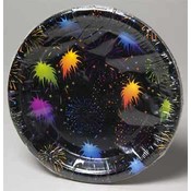 9" Paper Plates - Fireworks