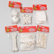 Assorted White Rawhide Dog Toys
