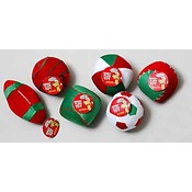 Dog Toy - Christmas Plush Sport Ball