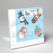 Luncheon Napkins - Christmas Faces