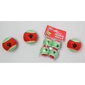 Christmas Tennis Balls Dog Toy