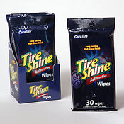 Tire Shine Peel and Seal Wipes