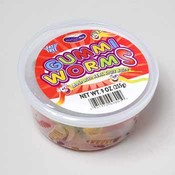 Gummi Worms Deli Style Candy Tubs