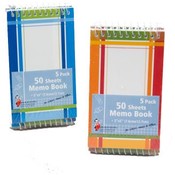 Memo Pads 5 Pack