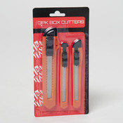 Plastic Box Cutters 3Pack
