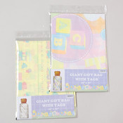 Baby Gift Bag Plastic 36" x 44"  With Tie