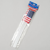 American Flag Mini Plastic 6pk