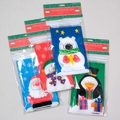 Frosted Christmas Bakery Bags