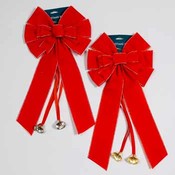 Velvet Wreath Bow