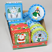 Round/Square Gift Boxes With Sugared Lids