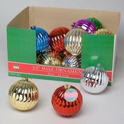 Christmas Ball Ornament 4.6In Shiny