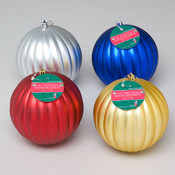 Christmas Ball Ornament 4.6In Matte
