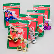 Jingle Bell Pair On Beaded Braid