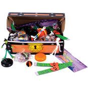100Pc Halloween Toy Asst Treasure Chest