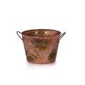 6 Asstd. Colors Metal Round Bucket