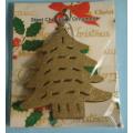 4 Asstd. Colors Metal Christmas Ornament Tree